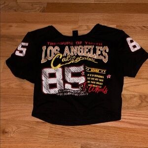 Los Angeles California Black Womens Shirt